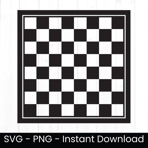 Checkerboard Svg, Commercial Use, Cut File, Game Board SVG, Digital Download, Chessboard Pattern, Digital Design, Background, Png