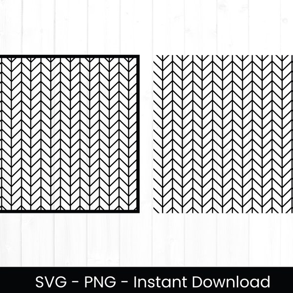 Chevron Pattern Svg File, Commercial Use Png , Cut File, Digital Download, Herringbone Design, Background, Chevron with Border