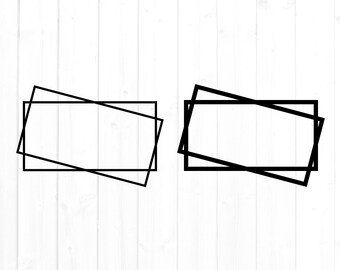 Split Rectangle Svg Frame Svg Border Svg Pngpdf - Etsy Hong Kong