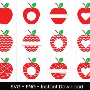 Arquivo de corte SVG da Apple, design de cozinha da Apple, uso comercial, design Chevron, pacote, arquivo digital, professor png, monograma, clipart