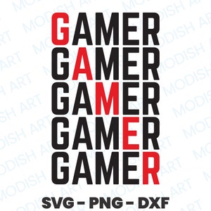 Kommerzielle Nutzung Gaming SVG, Gamer Png, Videospiel Schnittdatei, Gaming PNG, Sofortiger Download, Tshirt-Design