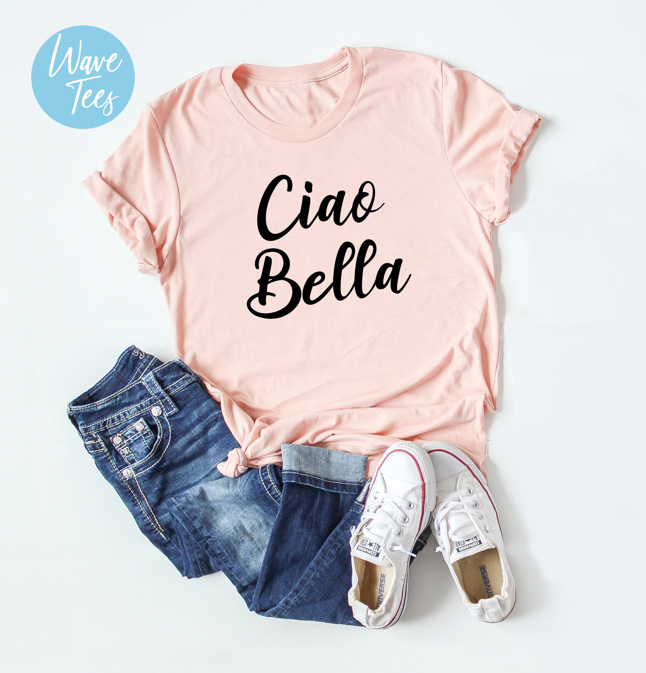 Ciao Bella Shirt Goodbye Beautiful Tshirt Italian Folk Etsy