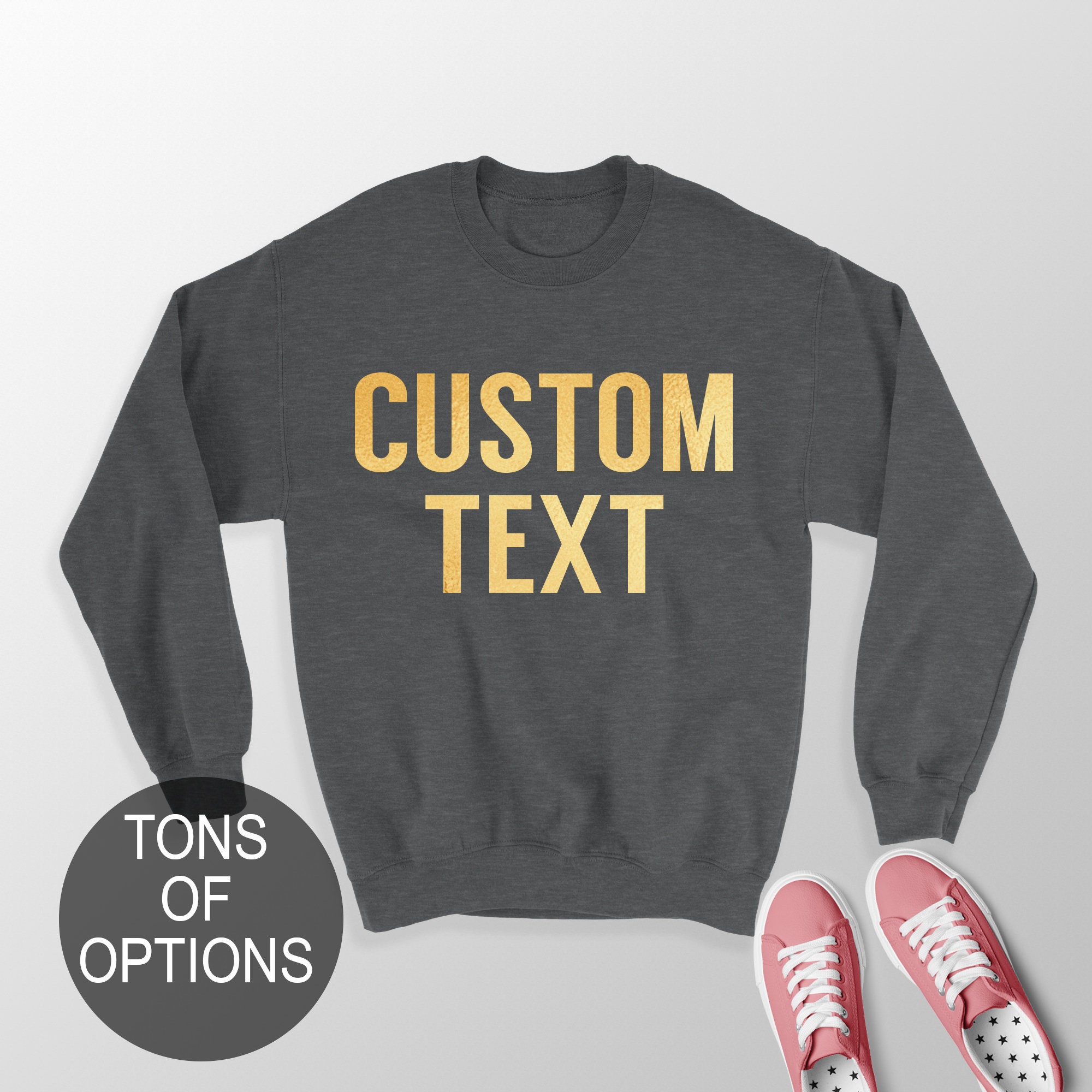 Custom Sweatshirt Unisex Crewneck Customized Sweatshirt | Etsy