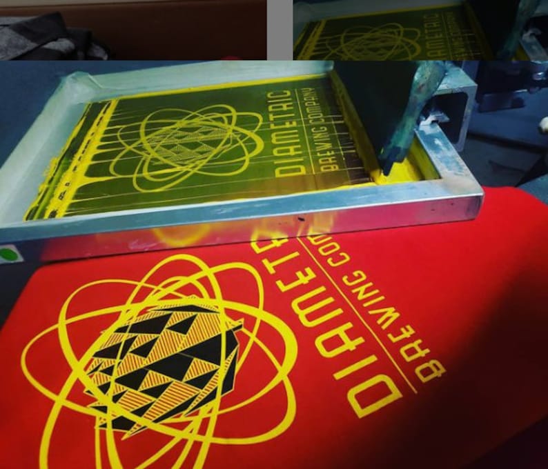 Custom Artwork 1 Color SCREEN PRINT Plastisol Transfers | Etsy