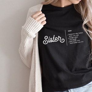 Définition sœur svg, chemise sœur svg, idée cadeau, fichier de coupe, téléchargement instantané, svg élégant, art numérique, fichier silhouette