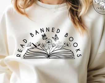 Read banned books SVG PNG, Book Lover Svg, Banned Books Svg, Love Books Svg, Read Banned Books svg, Sublimation Books, It's a good day