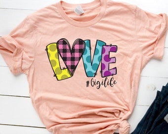 Love gigi life svg, gigi svg, grandma svg, valentine svg, gigi life svg, gigi shirt svg, grandma shirt svg, grandma svg file, gigi shirt