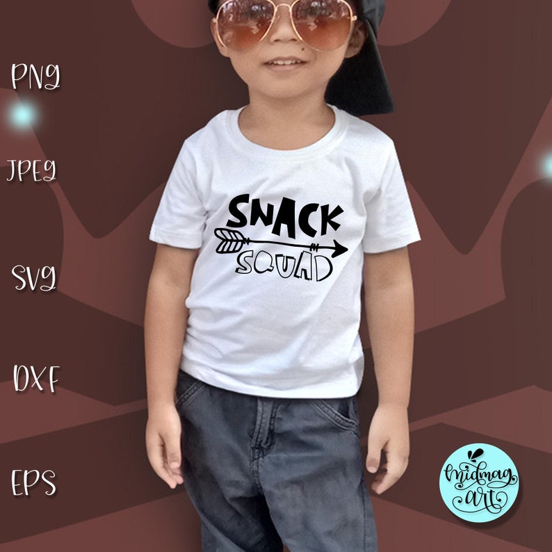 Download Snack squad svg funny boy shirt svg | Etsy
