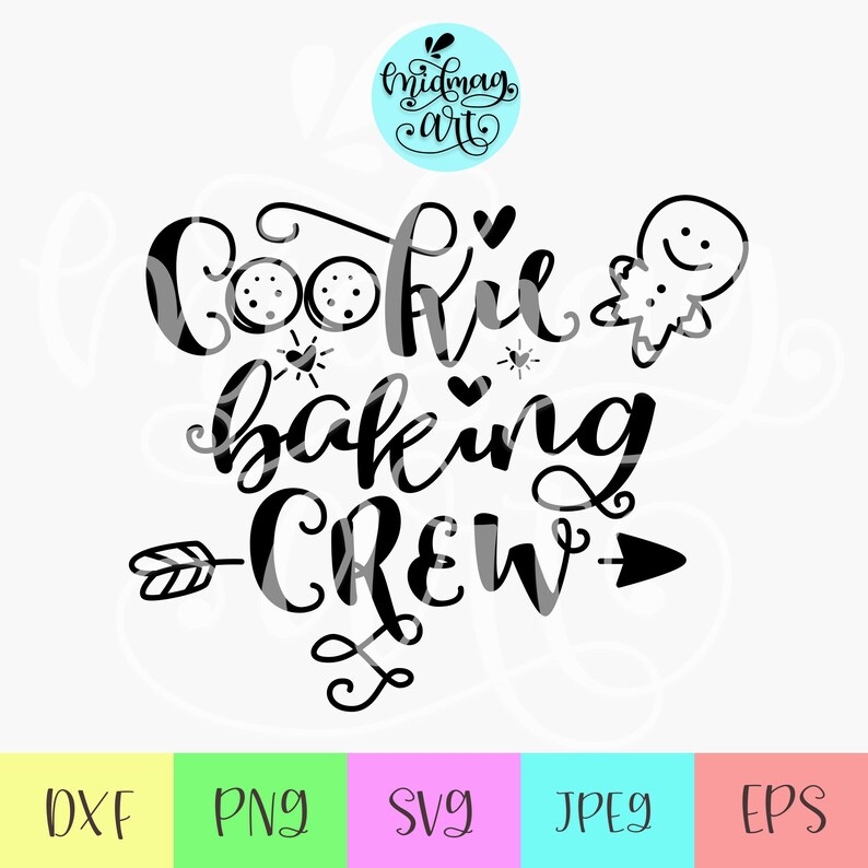 Cookie Baking Crew Svg Baking Crew Svg Christmas Cookie Svg Etsy