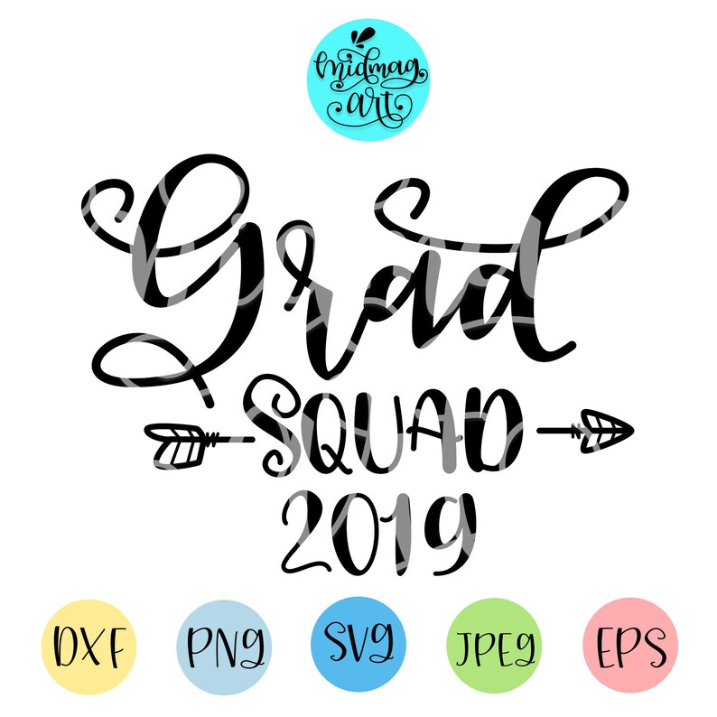 Download Grad squad 2019 svg graduation svg hand lettered svg hand ...