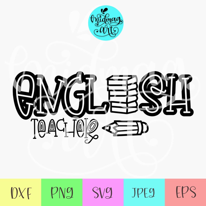 Download English teacher svg teacher life svg teach svg teaching | Etsy