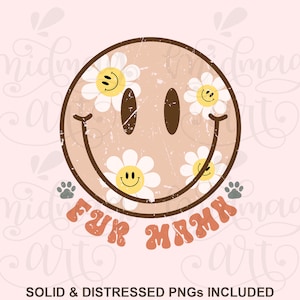 Fur Mama Floral PNG sublimation design, dog parent png, dog mama png, fur mama png, dog lover png, cat mom png, png sublimation, svg