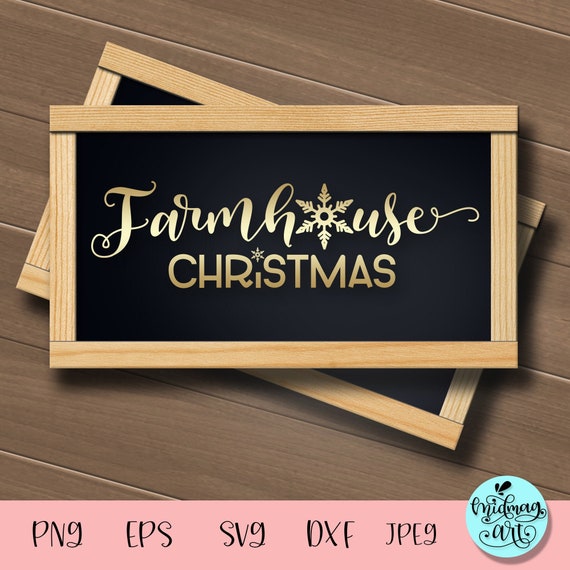 Download Free Farmhouse Christmas Svg Christmas Sign Svg Christmas Quote Etsy SVG DXF Cut File