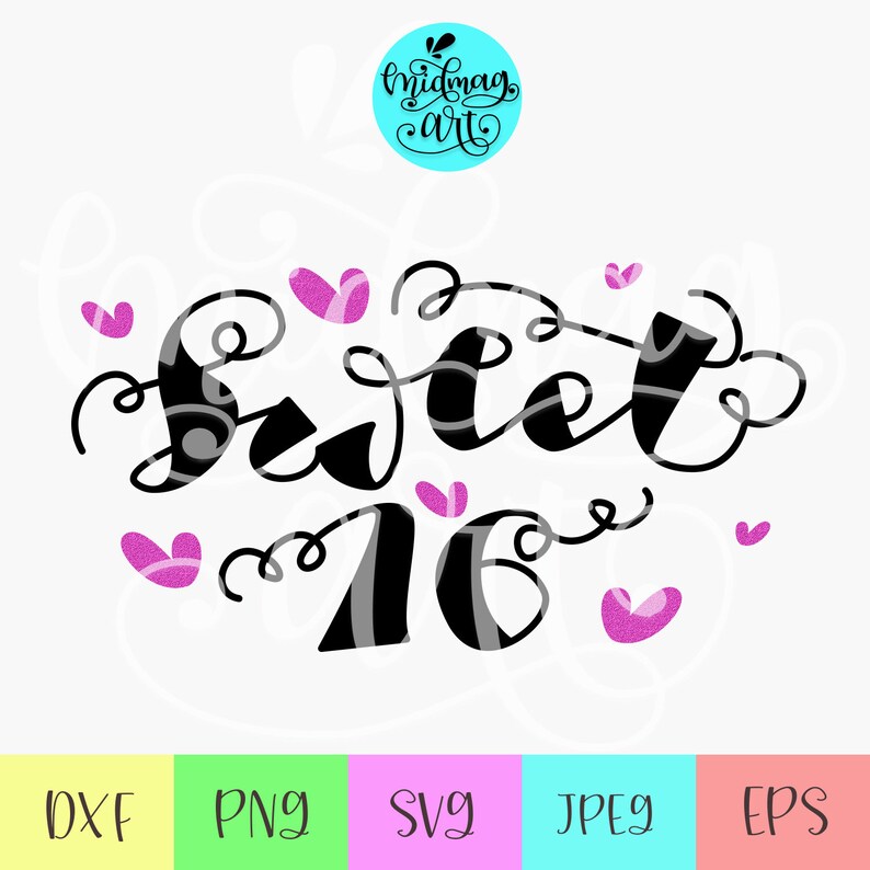 Download Sweet 16 svg 16th birthday svg birthday girl svg fabulous ...
