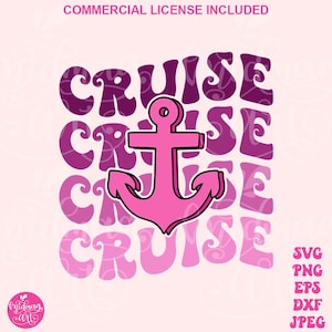 クルーズ SVG PNG、家族クルーズ休暇、クルーズ船 SVG DXF PNG、クルーズ スクワッド SVG、友達クルーズ SVG、ディストレスト png、dtg、dtf、htv