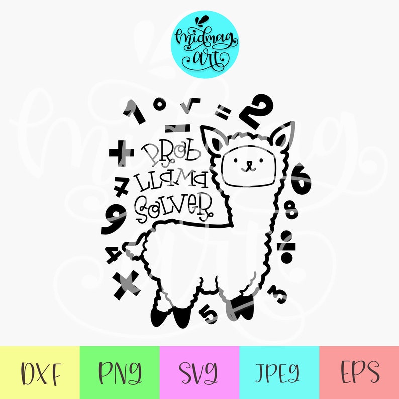 Download Prob llama solver svg teacher llama svg problem solver svg | Etsy