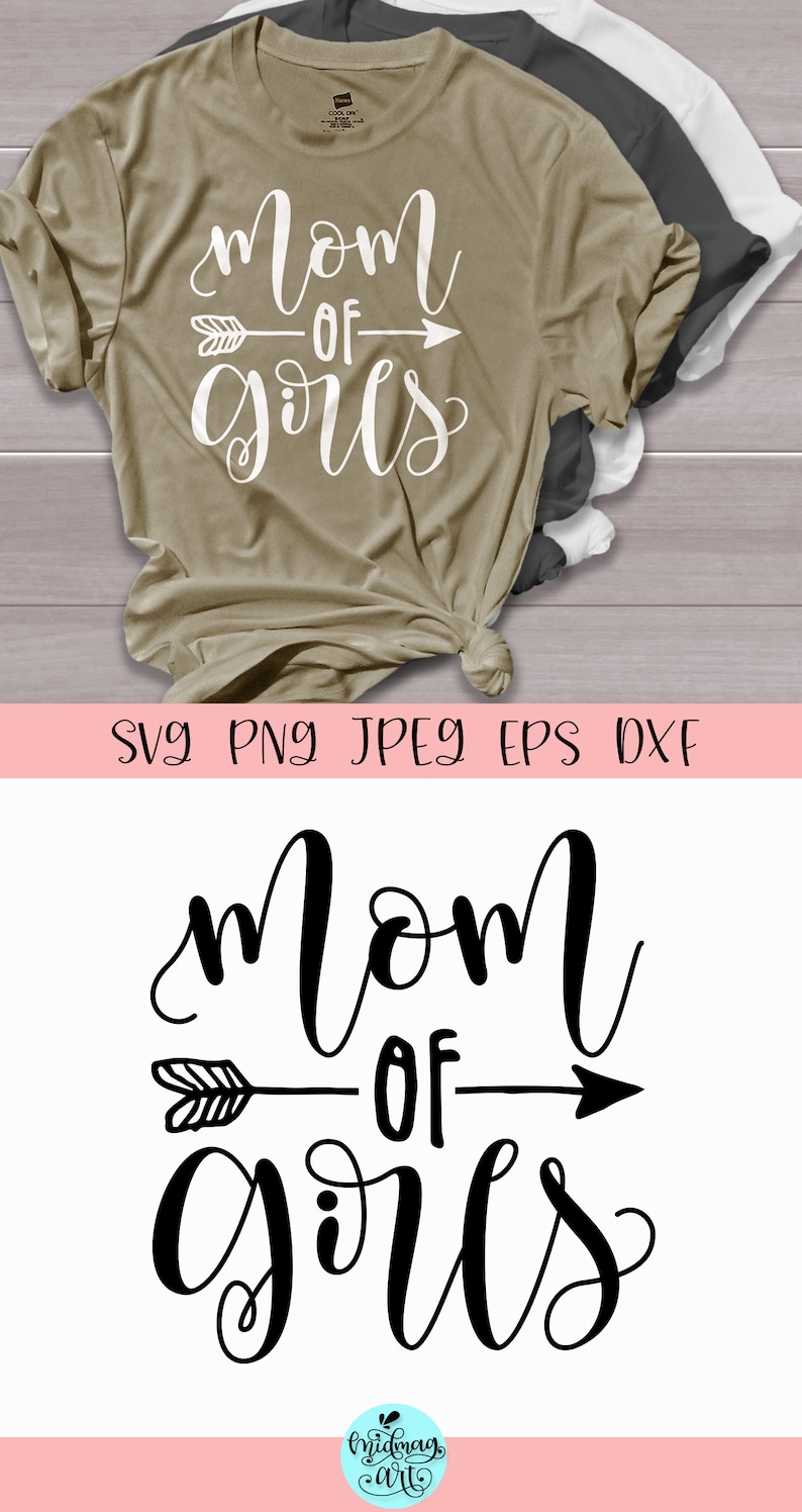 Download Mom of girls svg mom life svg mothers day cut files svg ...