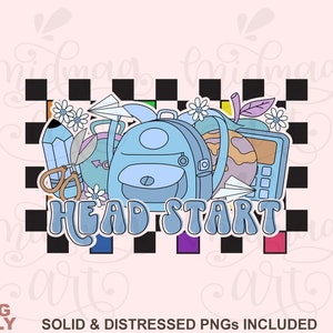 Head Start PNG, Back to School Design, Sublimation Designs Downloads, PNG File, school png, teacher dtf, dtg