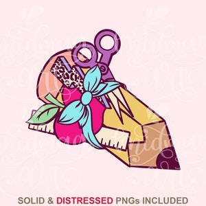 Pencil SVG PNG, Pencil Clipart svg, School svg, Digital Download, Cricut, Silhouette Cut File, pencil png, school clipart svg png