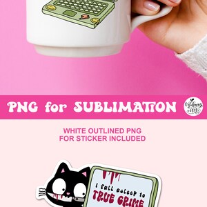 I Fall Asleep to True Crime PNG, Cute Trendy Design, Design for T ...