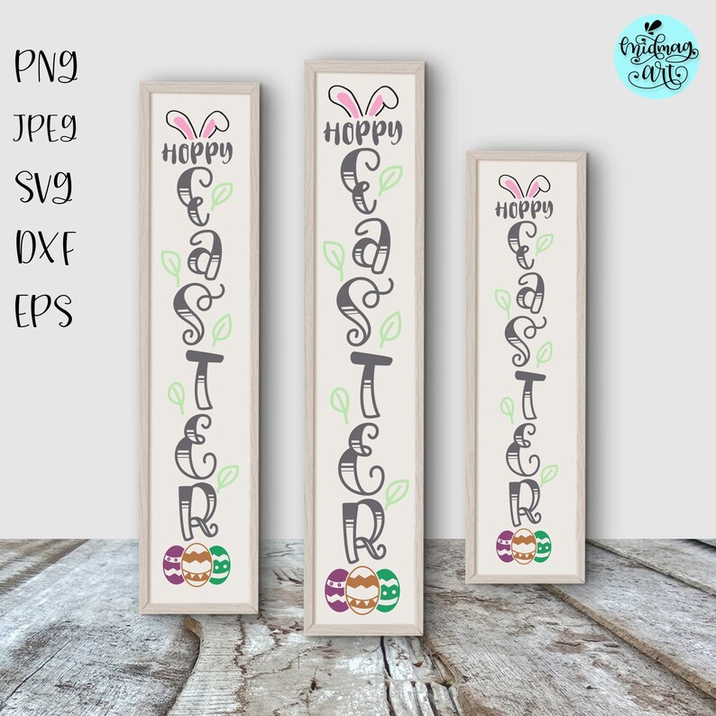 Download Hoppy easter sign svg front porch svg hoppy easter ...