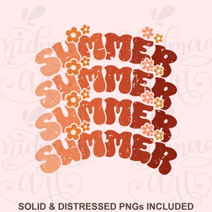 Retro summer png, summer png, distressed png, boho png, floral sublimation, png for sublimation, retro png sublimation, froral summer png