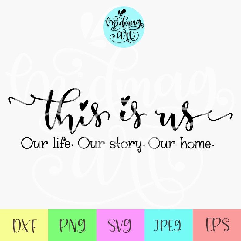 This is Us Sign Svg This is Us Svg Hand Lettered Svg Etsy