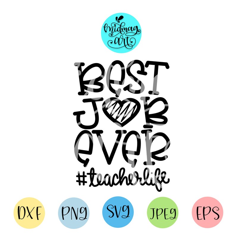 Download Best job ever svg best teacher svg teacher gift svg teacher | Etsy