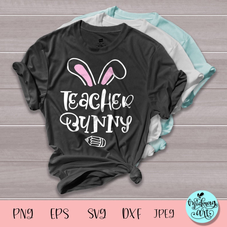 Download Teacher bunny svg one hip teacher svg teacher easter shirt ...