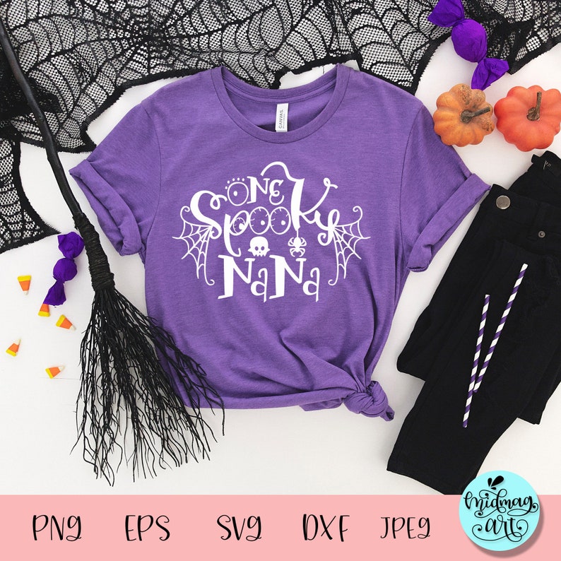 Download One spooky nana svg happy halloween svg nana svg grandma ...