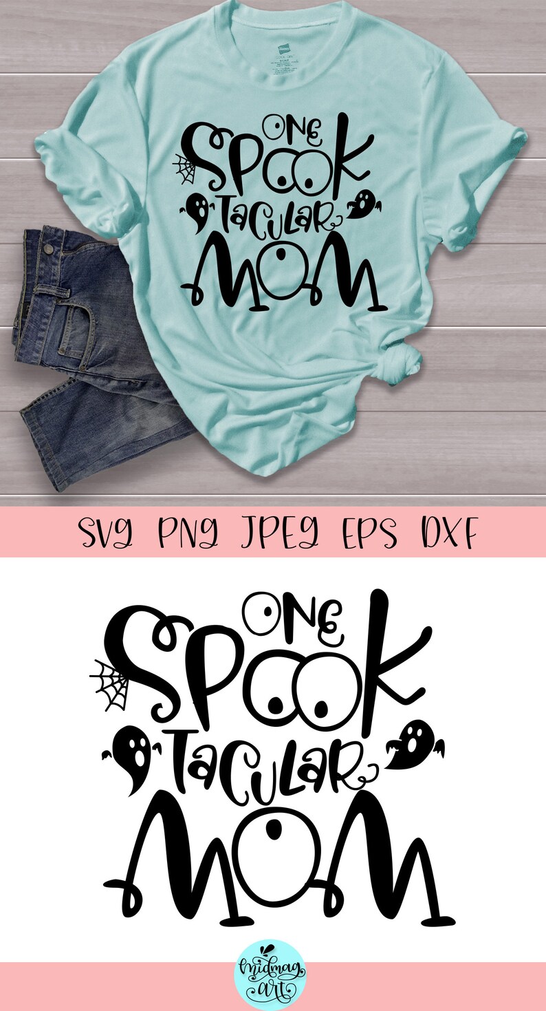 One spooktacular mom svg mom life svg mom halloween svg | Etsy