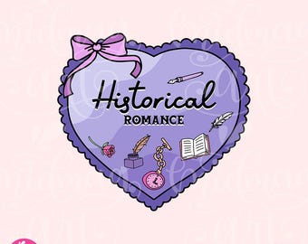 Historische romantiek hartlijst png, trendy esthetische creatieve romantiek romantiek leesgrage png-ontwerp voor stickers, bladwijzers, commercieel gebruik