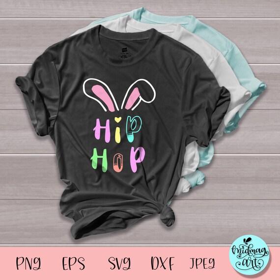 Hip hop svg hoppy easter svg happy easter svg easter bunny | Etsy