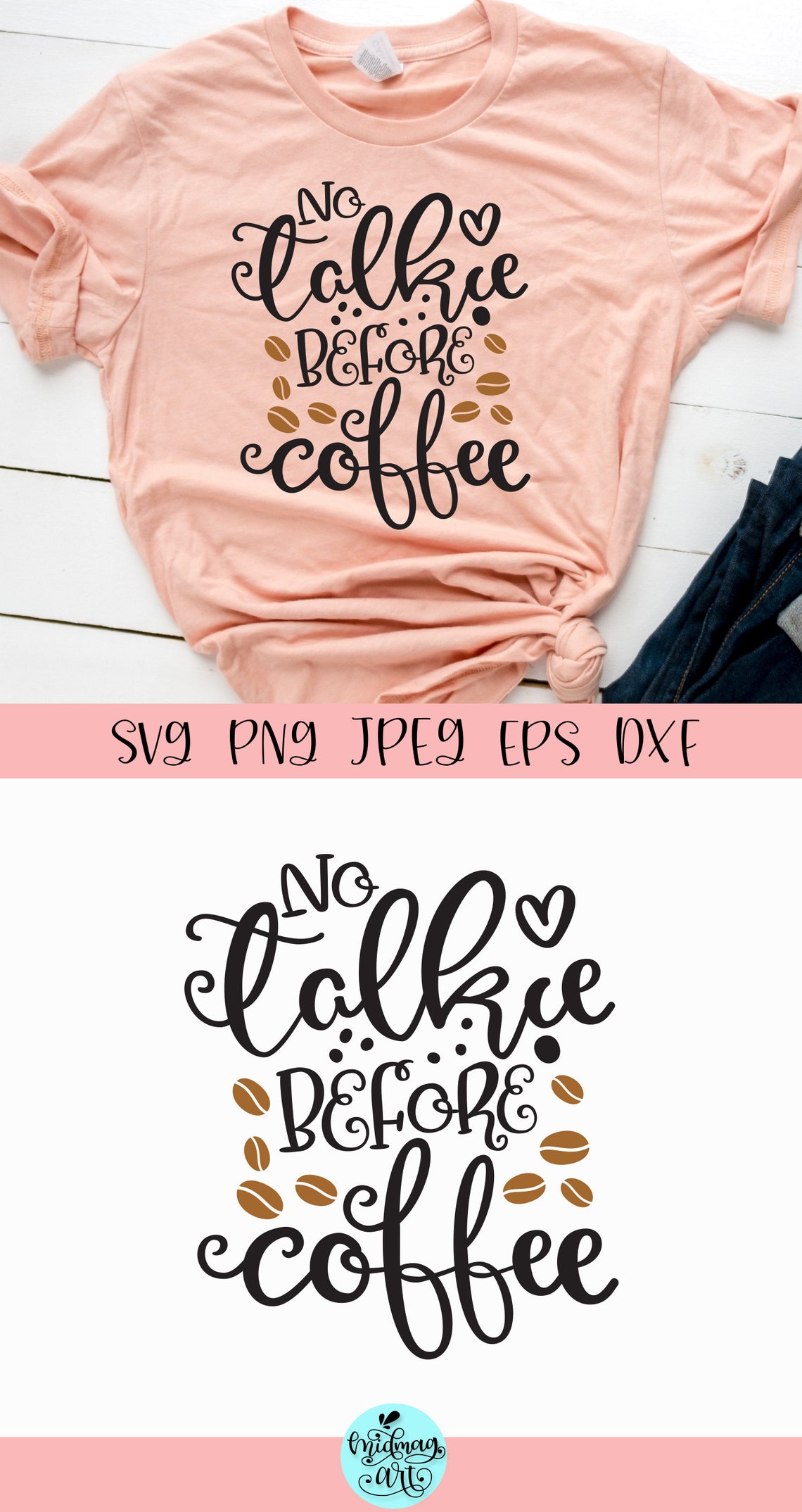 Download No talkie before coffee svg coffee quote svg mom coffee ...