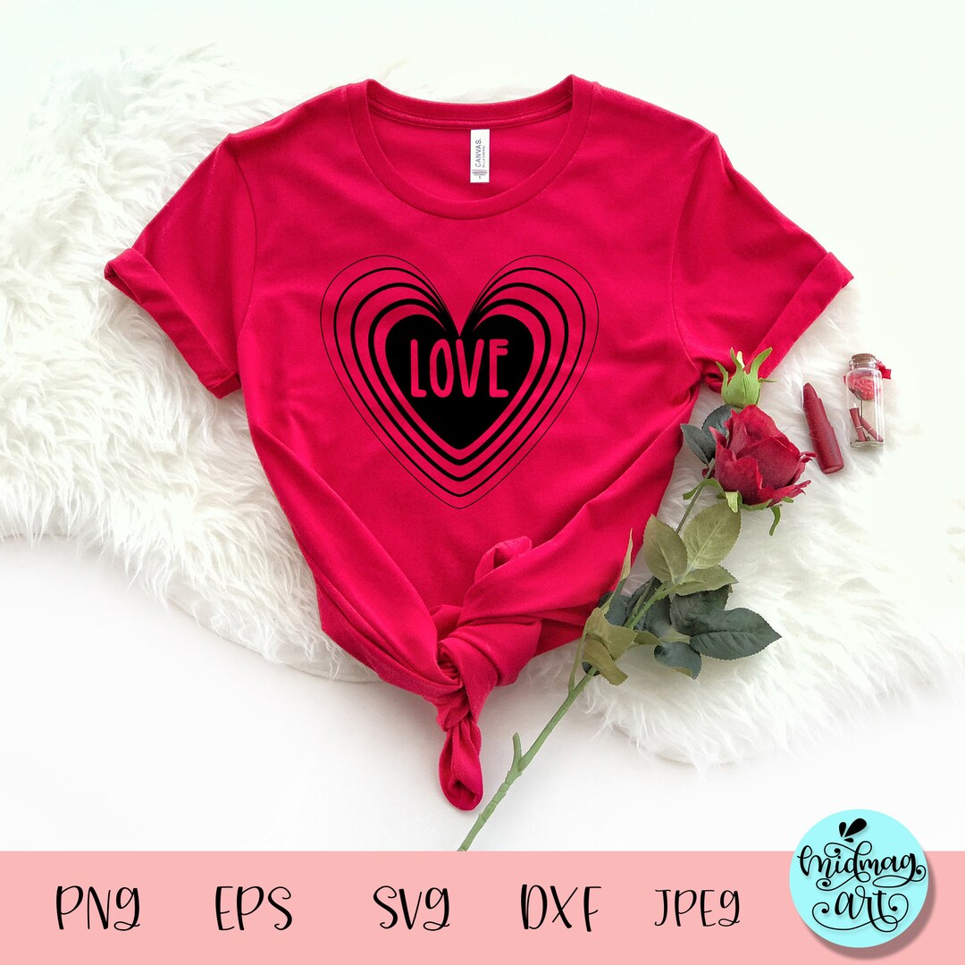 Love Heart Svg, Love Arrows Svg, Valentines Shirt Svg, Valentine's Day ...