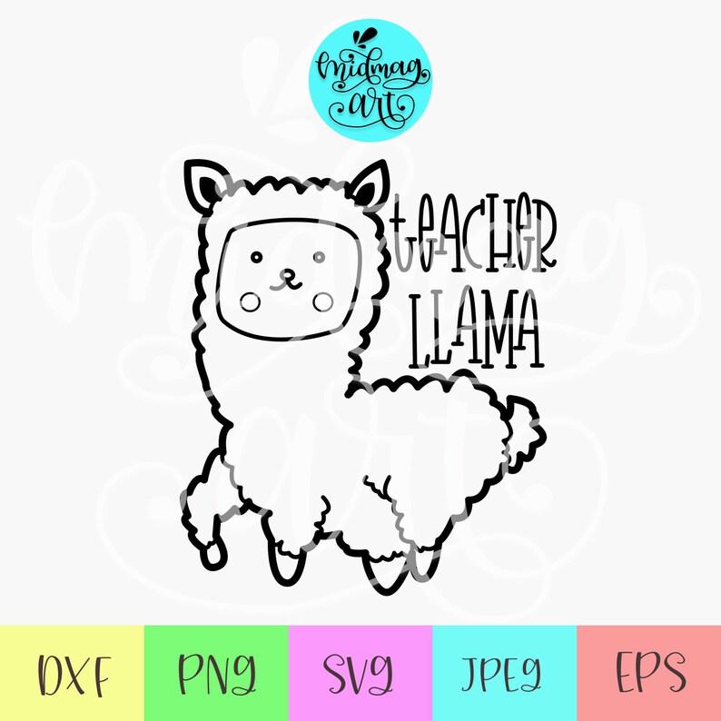 Download Teacher llama svg teacher life svg funny teacher svg | Etsy