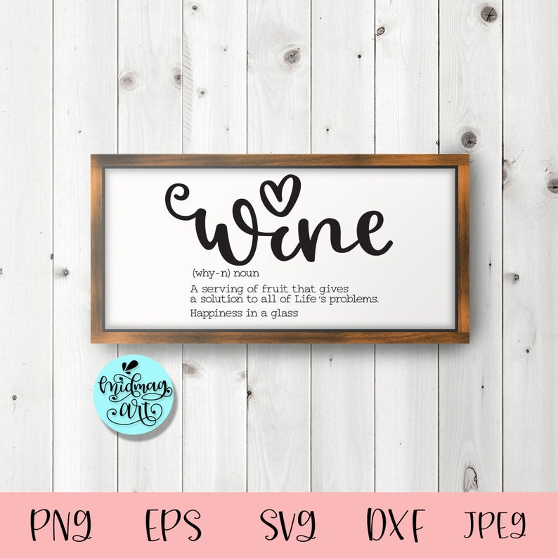 Wine Definition Svg Wine Svg Wine Lover Svg Funny Wine Svg Etsy