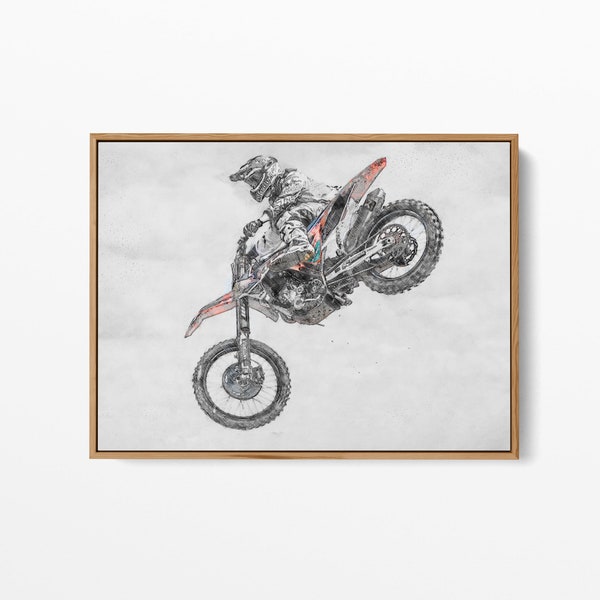 MX Motocross Air Time, Motocross Bike Art Print, Motocross Bike Photography, Motocross Bike Printable, Bike Print