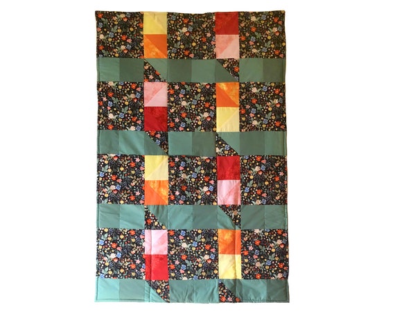 Strawberry Fields Quilt That Folds Into a Pillow quillow Etsy Canada