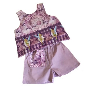 Shorts and Top - Tinker Bell Design