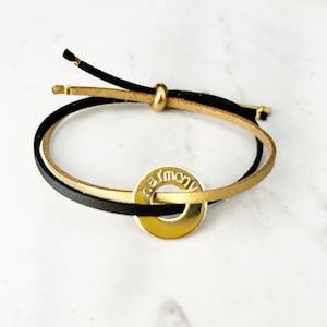 Pulseira de palavra personalizada | Pulseira estampada | Pulseira ajustável | Arruela palavra carimbada | Vista sua PALAVRA | Pulseira estampada à mão | Couro vegano