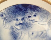 Magical Collectible Plate Wall Plate Titsukukukki Ukleya Thousand and One Night Vintage
