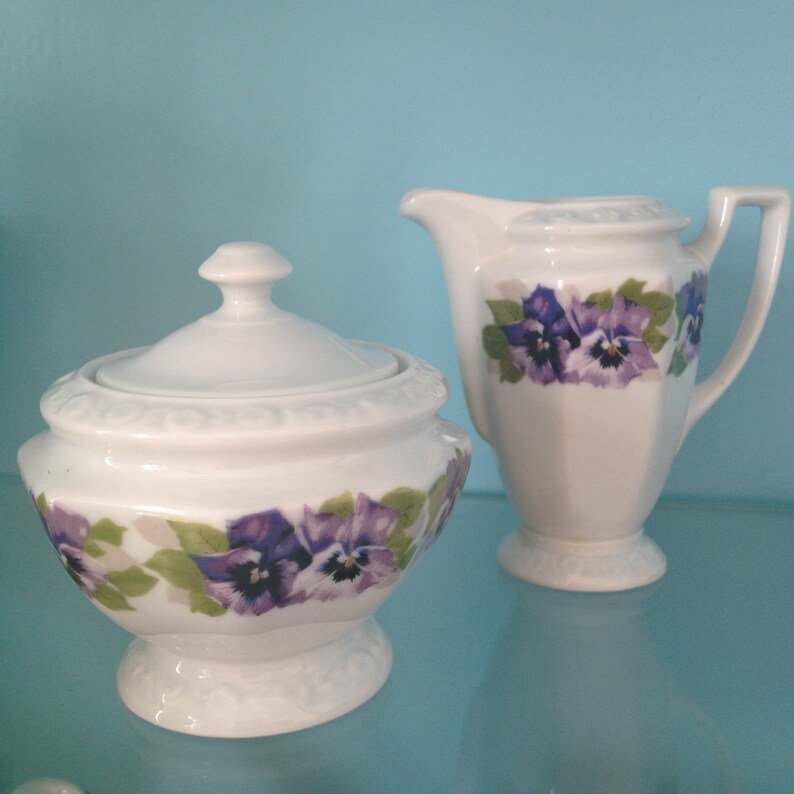 Milchkännchen von Rosenthal Maria Stiefmütterchen