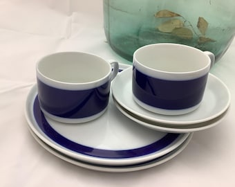 Couple place setting cups Melitta Oslo Vintage