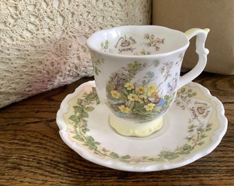 Vintage Porzellan Tasse Gedeck SPRING Royal Doulton England