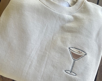 Embroidered Espresso Martini Sweatshirt