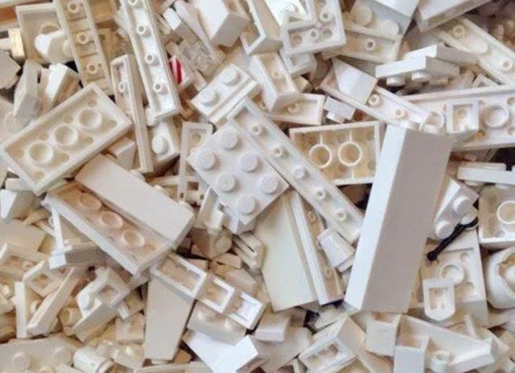 white lego bricks bulk