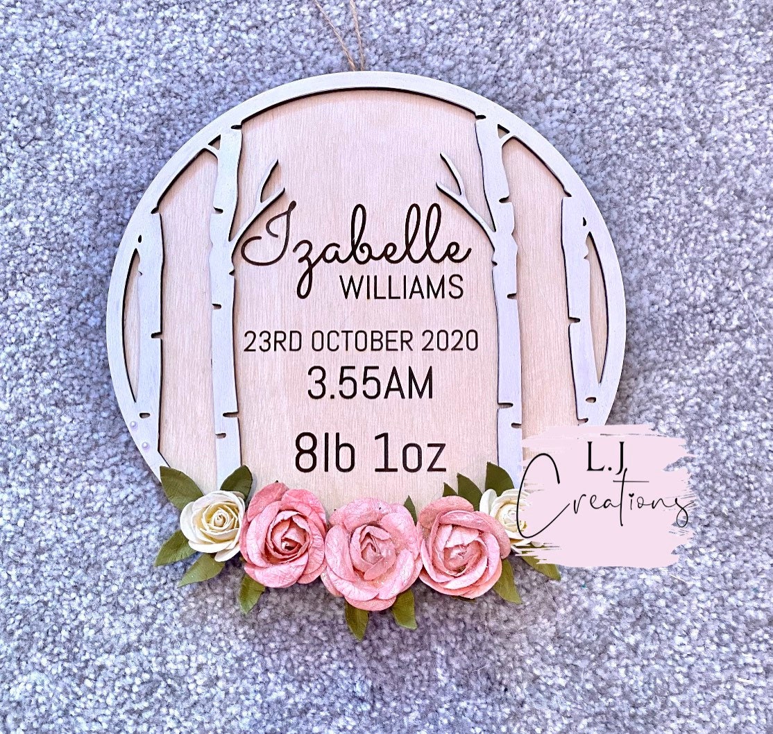 Digital Download / SVG Laser Cut Files for Glowforge / Baby Sign / Home ...