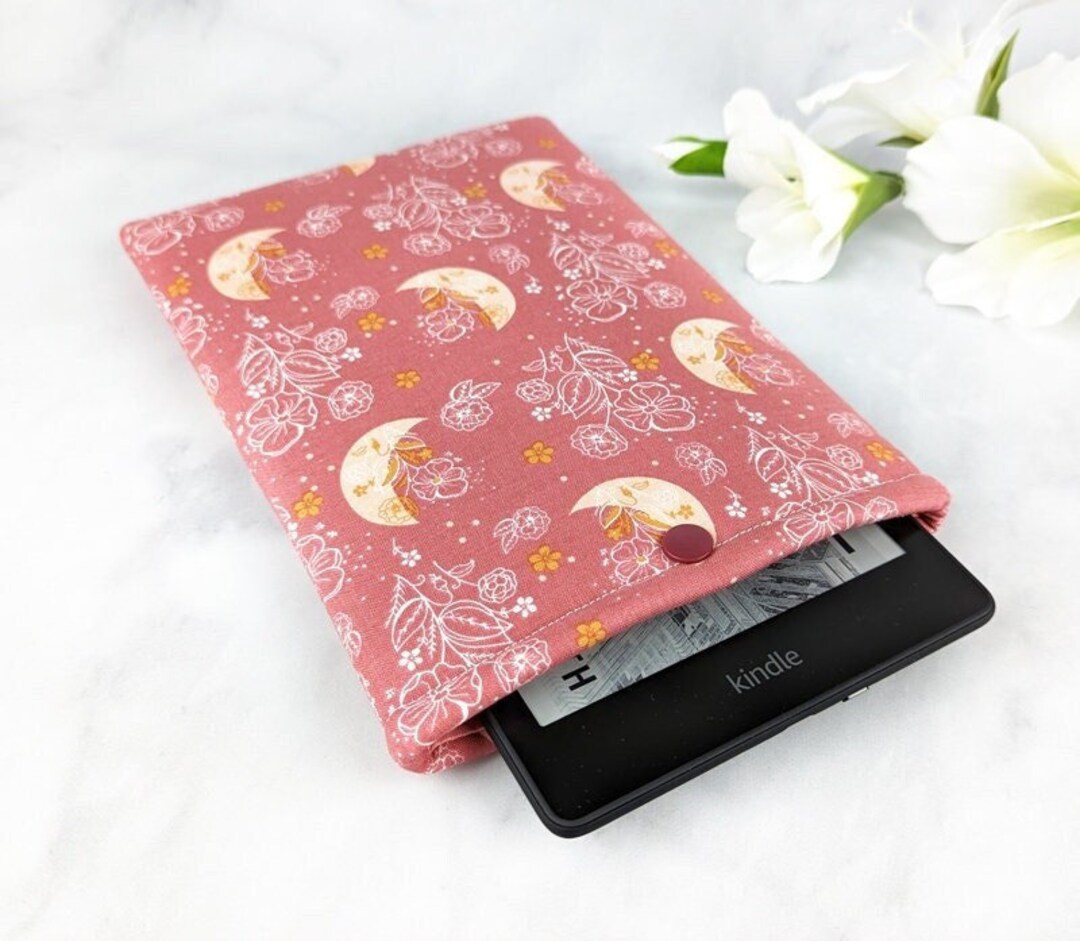 Kindle Paperwhite Sleeve With Snap Moon Kindle Sleeve Celestial Kindle