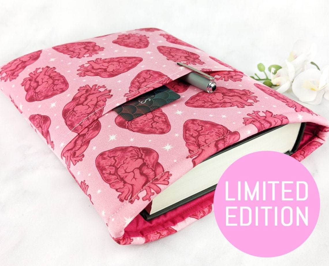 Padded book sleeve Maxi book sleeve Padded book cover Etsy